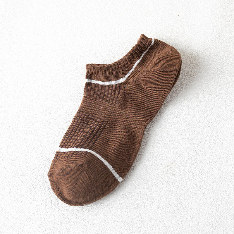 Ms. Boat Socks Spring Models Solid Color Imitation Needle Bars Obscure Waist Cotton Socks Invisible Socks Women